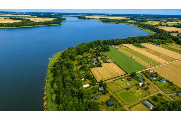 zachodniopomorskie, Łobeski, Węgorzyno, Trzebawie, Wyjątkowa działka nad jeziorem Woświn