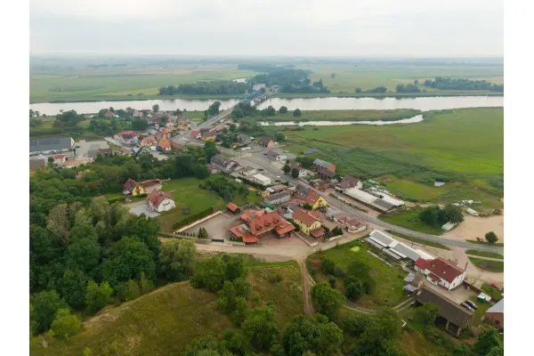 zachodniopomorskie, Gryfiński, Chojna, Krajnik Dolny, Restauracja tuż przy granicy Polsko-Niemieckiej