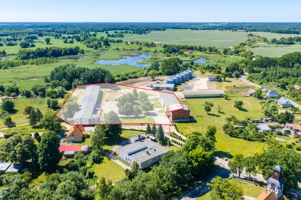 zachodniopomorskie, Gryfiński, Trzcińsko-Zdrój, Piaseczno, Magazyny 2497 m² + 1,33 ha | duży potencjał
