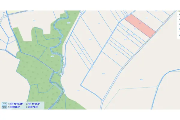 zachodniopomorskie, Łobeski, Resko, Siwkowice, 27,6Ha działka rolna w Siwkowicach