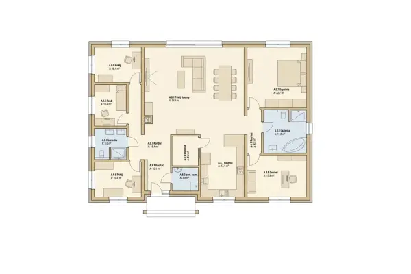 zachodniopomorskie, Szczecin, Sławociesze, Jałowcowa, Dom 181 m², garaż 40 m² | działka 1344 m²