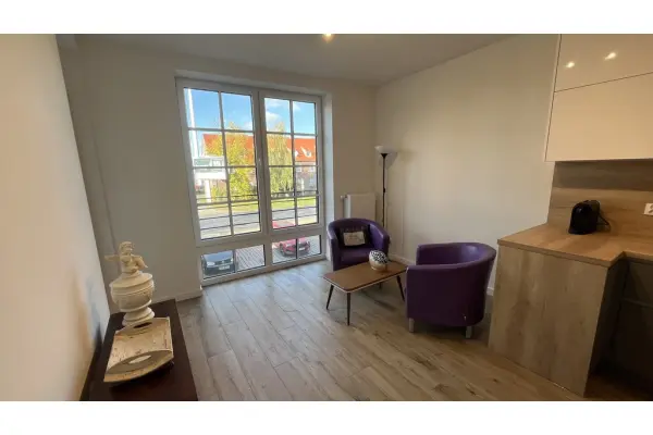 zachodniopomorskie, Szczecin, Gumieńce, Eugeniusza Kwiatkowskiego, Piękny atartament 2 pok.balkon w stylu loft.