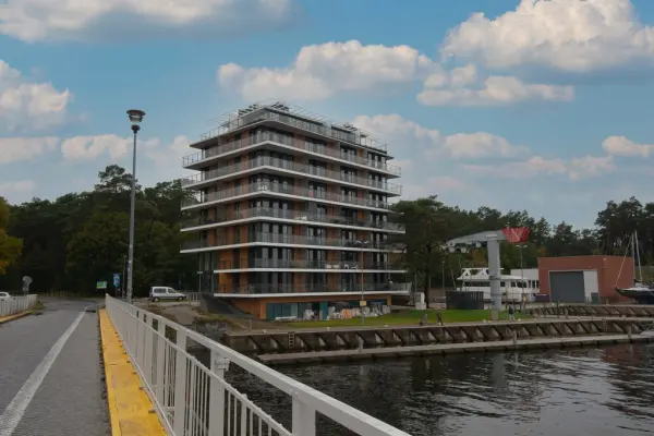 zachodniopomorskie, Gryficki, Trzebiatów, Mrzeżyno, Wojska Polskiego, Mrzeżyno apartament nad rzeką