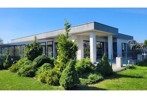 zachodniopomorskie, Stargardzki, Stargard, Kiczarowo, Nowy dom parterowy z basenem - okolice Stargardu