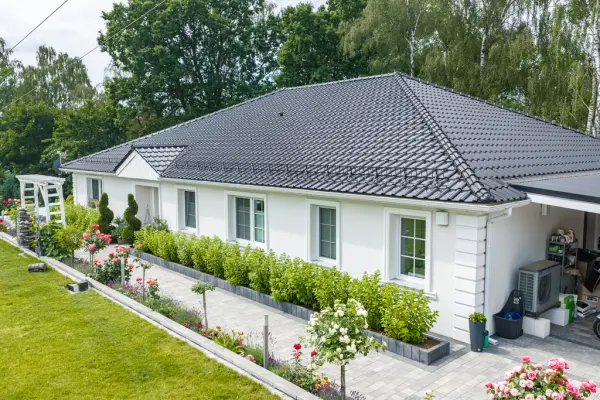 zachodniopomorskie, Goleniowski, Maszewo, Nowoczesny dom nad jeziorem z prywatnym pomostem