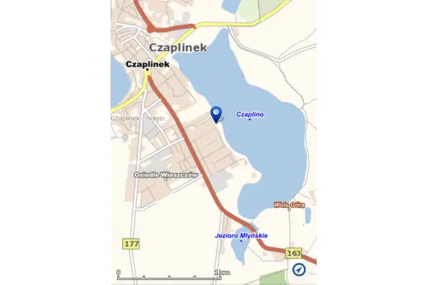 zachodniopomorskie, Drawski, Czaplinek, Dom przy samym jeziorze Czaplino