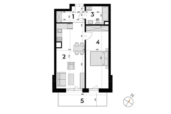 zachodniopomorskie, Szczecin, Drzetowo, Tomasza Nocznickiego, mieszkanie w standardzie deweloperskim z balkonem
