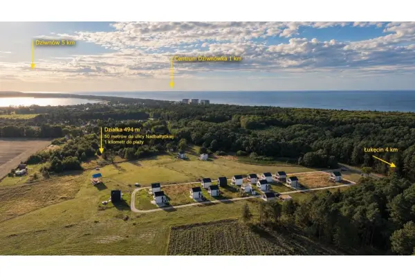 zachodniopomorskie, Kamieński, Kamień Pomorski, Wrzosowo, Biwakowa, Działka Budowlana 494 m² – DZIWNÓWEK/WRZOSOWO