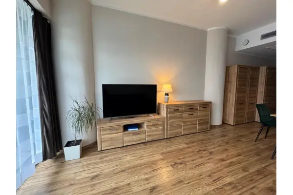 zachodniopomorskie, Szczecin, Centrum, Apartament w Hanza Tower z widokiem.