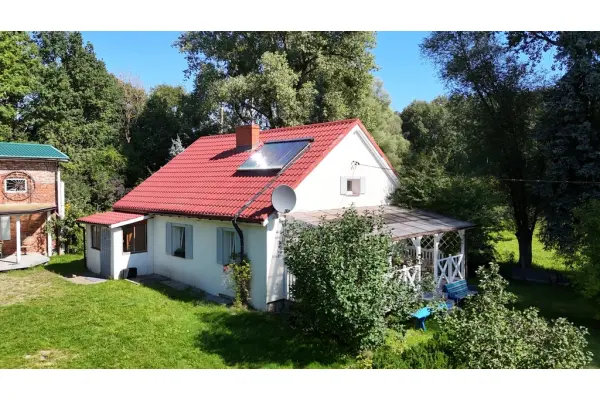 zachodniopomorskie, Łobeski, Łobez, Klępnica, Urokliwy dom z widokiem na jezioro