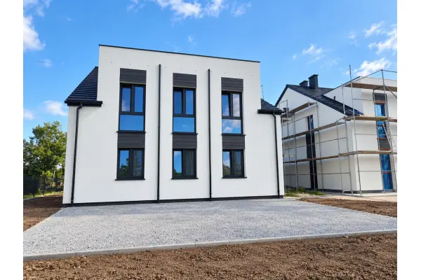 zachodniopomorskie, Policki, Police, Przęsocin, Nowa inwestycja bliźniaków w Przęsocinie