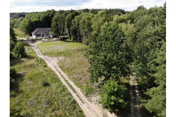 zachodniopomorskie, Goleniowski, Goleniów, DZIAŁKA BUDOWLANA Z MEDIAMI POD LASEM GOLENIÓW
