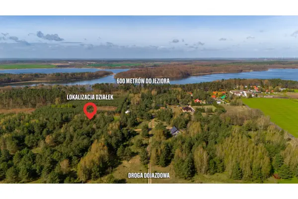 zachodniopomorskie, Pyrzycki, Lipiany, Osetna, Działki nad jeziorem z WZ i mediami! 921 m2 i 920 m2