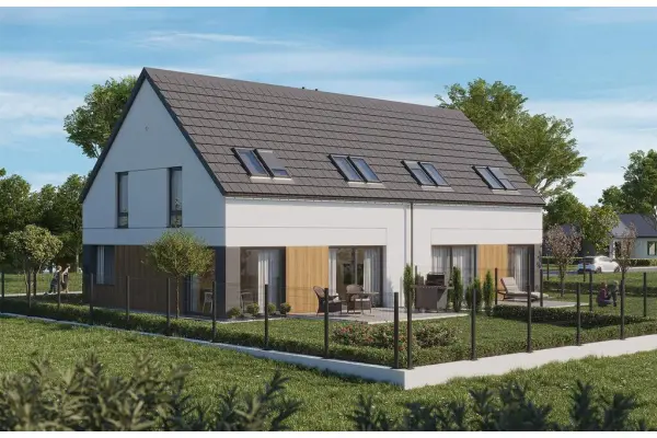 zachodniopomorskie, Policki, Dobra (Szczecińska), Dobra, Nowoczesny dom 113 m² | pompa ciepła | rekuperacja