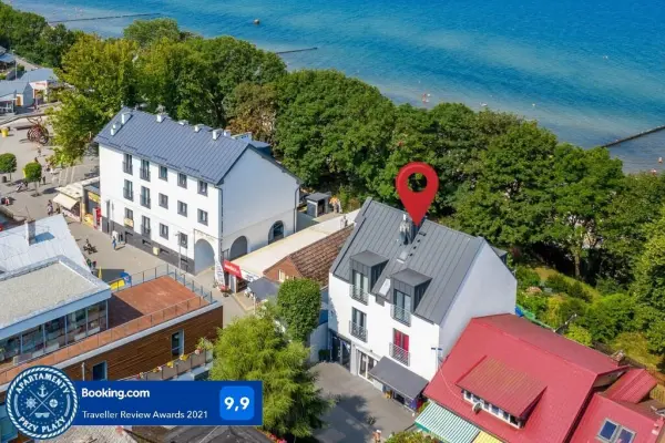 zachodniopomorskie, Gryficki, Rewal, Sikorskiego, Dochodowe apartamenty w Rewalu z widokiem na morze
