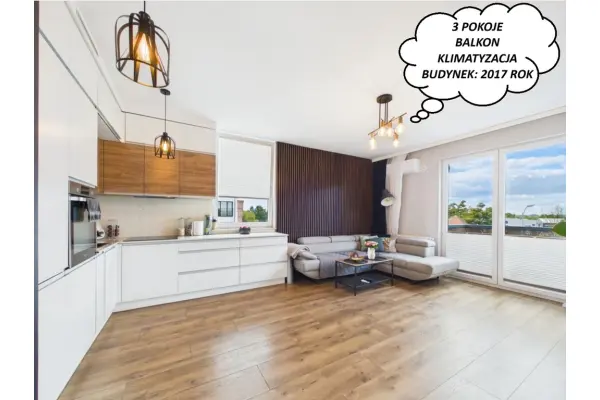 zachodniopomorskie, Szczecin, Gumieńce, Eugeniusza Kwiatkowskiego, 3 Pokoje| 53,32 m²| Balkon| Komórka|Nowa Cukrownia
